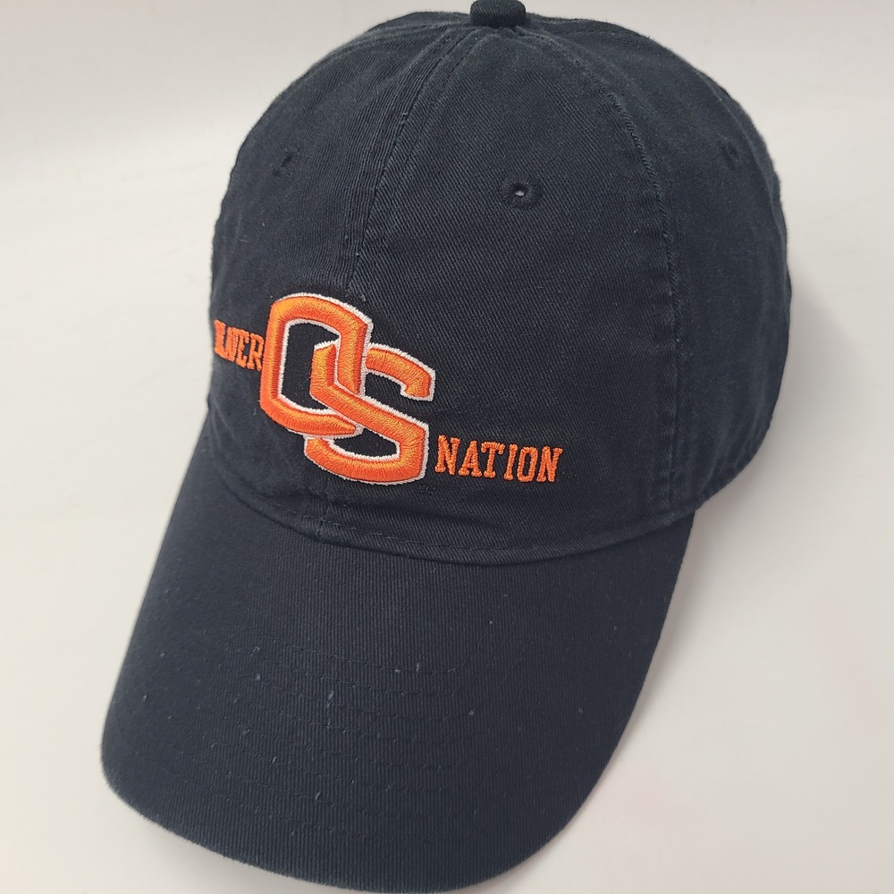 Oregon State Beavers Hat Strapback Nike Black Orange NCAA Beaver Nation Logo Men